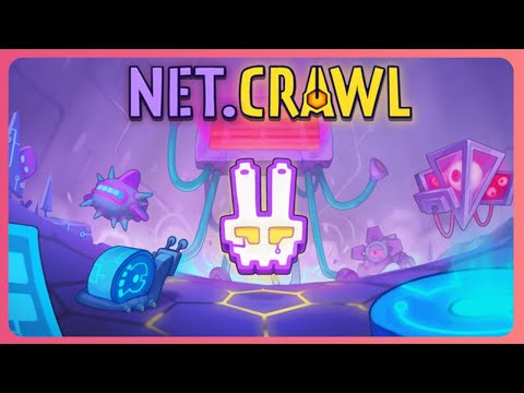 NET.CRAWL hex-grid gameplay screenshot